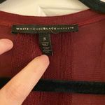 White House | Black Market Burgundy Red WHBM Cascade Cover-Up Long Cardigan Photo 5