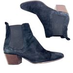 Sam Edelman Women's Shoes  Reesa Pull On Ankle Boots Booties navy Suede Size 7.5 Photo 0