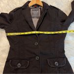 Esprit Dark Brown Blazer Coat Jacket Women’s Size 4 | 2 Button Front Photo 11