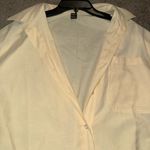 SheIn Yellow Button Down Photo 3