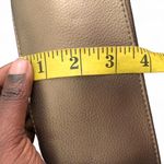 Y2K Brown Gold Metallic Leather Cargo Buckles Shoulder Hobo Hand Bag Purse Satchel Top Handle O Photo 7