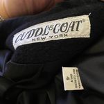 Cuddle Coat New York Vintage Wool Velvet trim Tuxedo Black Size 4 Photo 4