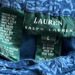 Ralph Lauren Lauren Blue Boho Cottagecore Midi Skirt sz Large cotton Photo 1