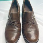 Clarks Clark Leather Casual brown  Shoes S-188‎ Photo 0