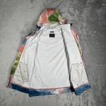 Burton  Shirt Womens Small Green Tie Dye Zip‎ Up Peak Hoodie Sweatshirt Outdoors Photo 3