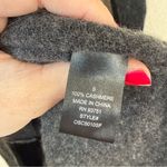 Lusso 100% Cashmere Hoodie – Size Small (Charcoal Gray) Gray Photo 3