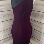 Mossimo Supply Co Mossimo Purple Grey & Black Leather Sheath Dress Photo 3