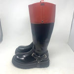 Jeffrey Campbell  Friesian Riding Boots Black Brown Size US 7.5‎ Photo 9