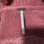 Free People  Southport Beach Cardigan Sweater Pink Stripe Boho XS Photo 7