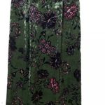 Jessica Simpson  Floral Green Velvet Dress Large NWT Photo 4