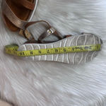 Diba True  Metallic & Brown Leather Strappy Sandals Size 9.5 Photo 6