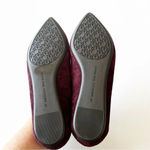 Adrienne Vittadini  Fox Deep Purple Suede Pointed Toe Flat Size 8 Fall Vibes NWOT Photo 2