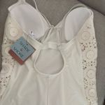 Shade & Shore Women's Crochet Side Panel Medium Coverage One Piece Swimsuit - Shade.. Photo 6