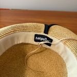 Hatpoint Women's Packable Straw Sun Hat Bow Cutout Scallop‎ Detail Beach Casual Tan Photo 3