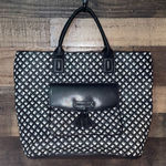 Vera Bradley Black & White Geometric Tote Bag Photo 0