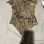 Bar III  animal print bodysuit M Photo 1
