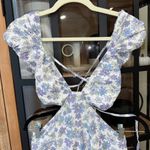 Peppermayo  secret garden maxi dress cutouts linen open back daisy chain floral Photo 3