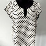 ZARA Pretty polka dot top🖤🤍🖤 Photo 0