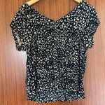 vintage savannah Savanna Jane Black and White Floral Top Photo 1