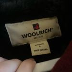 Woolrich  Plaid Vest Women Size Large Red Black Winter Coat Jacket Zipper Photo 1