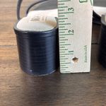 MIA  Isabeli Shoes Womens Size 6M Black Block Heel Slip On Leather Sandals Dressy Photo 4