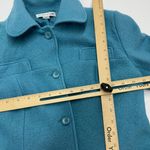 Pendleton  Coat Womens Small Blue Vintage Button Up Merino Wool Pea Jacket Photo 6