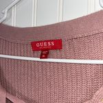 Guess XL Pink Long Sleeve Criss Cross Sweater Photo 2