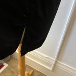 DKNYC Donna karan black cotton Button down Shirt blouse long sleeve top dress S Photo 5