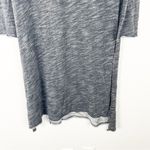 Free People Space Dyed Gray Long Sleeves High Side Slits To The Max Tunic Small Photo 9