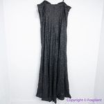 City Chic NEW Luxe Maxi estravaganza tinkerbell black shimmering dress slit, L Photo 5