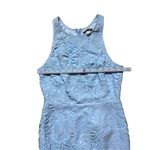 Yumi Kim Save The Date Floral Lace High Neck Dress in Baby Blue Sz Small Photo 3