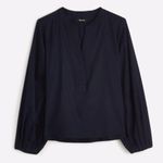 Madewell  V-Neck Long-Sleeve Top Size L Photo 6