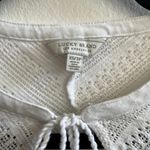 Lucky Brand Eyelet Top Size XS Peasant Boho Indie Festival Hippie Photo 2
