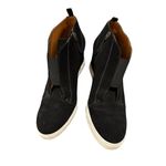 Linea paolo SZ 11 black Suede wedge sneaker heel women’s casual streetwear shoes Photo 2