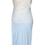 ZARA  Women's Ivory Slip Satin Dress Size S Cowl Neck Formal Occasion Photo 0