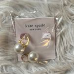 Kate Spade NEW  Women’s White pearl drop stud earrings Photo 2