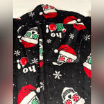 No Boundaries  Drawstring Hooded Fleece Christmas Skeletons Santa Hats XXS 00 NWT Photo 1
