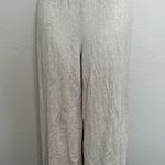 Audrey 3+1 S Small Jumpsuit Bibbed Overall Linen Cropped Sleeveless Boho Coastal Photo 3