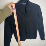 Brooks Brothers  | V Neck‎ Merino Wool Sweater Black Large Photo 5