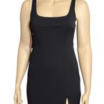 BHLDN  Blake Square Neck Stretch Crepe Gown, Black, XL Photo 6