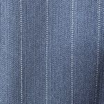 Laura Scott  Blue Lined Skirt w/white pin stripes Size 10 Petite Photo 3