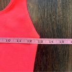 ZARA NWOT  Neon Pink Sheath Midi Dress Square Neck Sleeveless Photo 4
