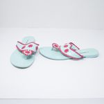 Jack Rogers Women's Jacks Jelly Rubber Pink Blue Flat Thong Sandals Shoes 8 Photo 0