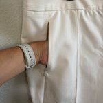 Escada Off White Pleat Career Office Trouser Pants Pockets Womens Size 44/ US 14 Photo 9