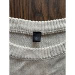 Sleeveless Striped Sweater Vest Knit Top Womens Size Large Preppy Casual Layer Black Photo 4