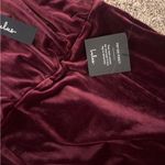 Lulus NWT Purple Velvet Sleeveless Side Slit Formal Dress Photo 3