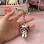 Sanrio Kuromi keychain Pink Photo 0