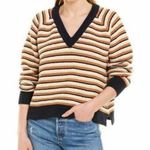 Madewell Arden V-Neck Crop Pullover Sweater Size Medium Photo 0