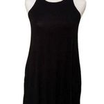 Socialite NORDSTROM  Black Stretch T Shirt Knit Classic Tank Swing Dress XS Photo 0
