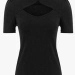 Belle Pogue elegant retro top Black Photo 0